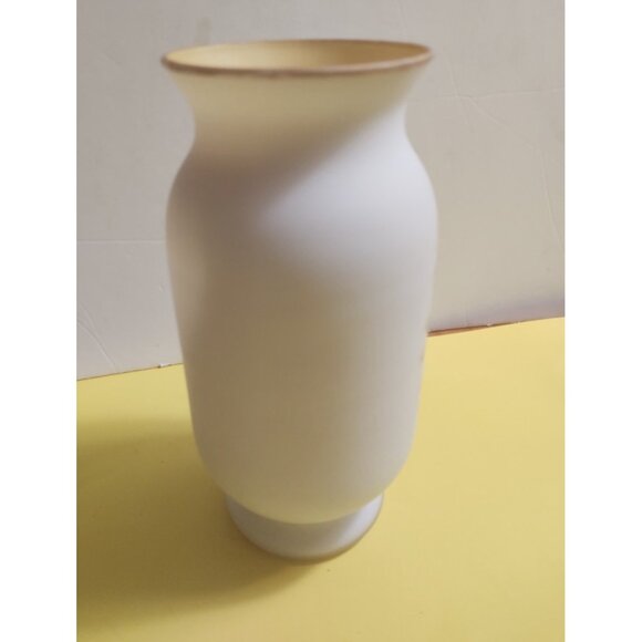 Large Italian Glass Flower Bouquet Vase ARDALT Venetian Hand Painted 9 1/4" tall - Picture 5 of 10